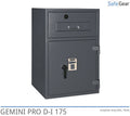 Gemini Pro D-I 175 Coffre-Fort De Dépôt (205 L) - Test anti-effraction D-I - Serrure à clé