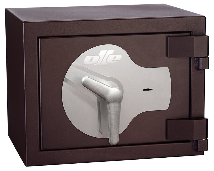 Ollé III-1 Grade 3 safe with key lock, front view