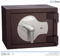 Ollé III-1 Grade 3 safe with key lock, door closed