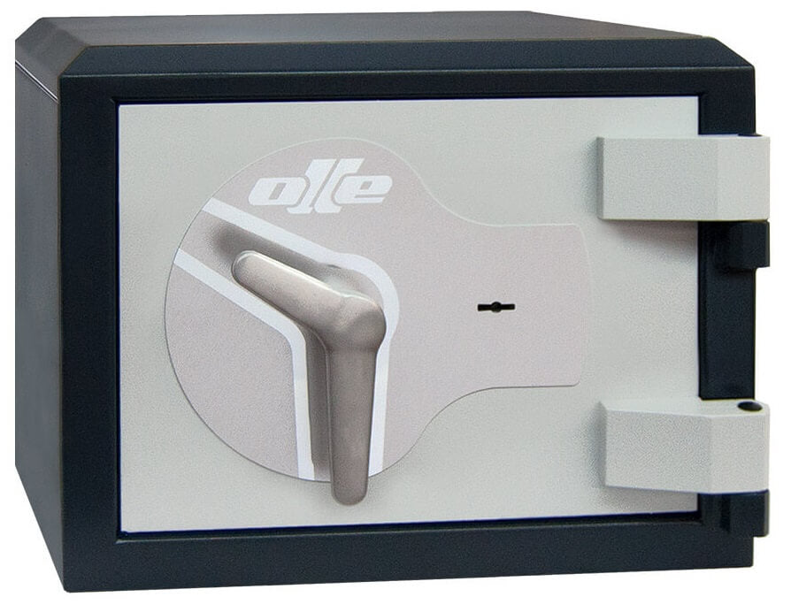 Ollé I-1 Grade 1 safe with key lock, front view