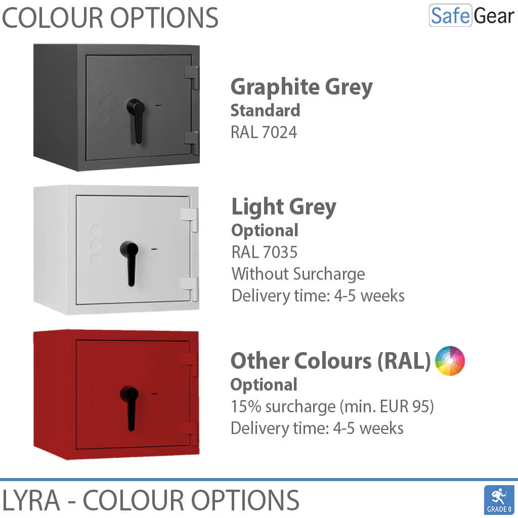 Lyra 2 - Beveiligingskluis (31 liter) - Inbraaktest Grade 1