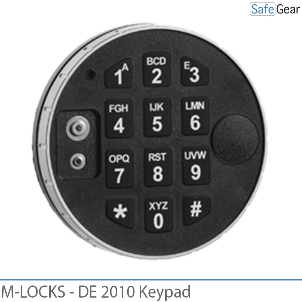 M-Locks DE 2010 / DE 2020 / DE 2030-Tastatur