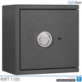 KWT 1100 gun safe in Graphite Grey, door closed