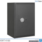 KWT 4100 gun safe in Graphite Grey, door closed