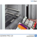 Gemini Pro 20 – Apothekentresor (141 Liter) – 4 Schubladen – Einbruchschutzklasse I