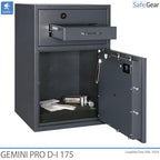 Gemini Pro D-I 250 Deposit Safe (294 L) - Burglary Test D-I - Key Lock
