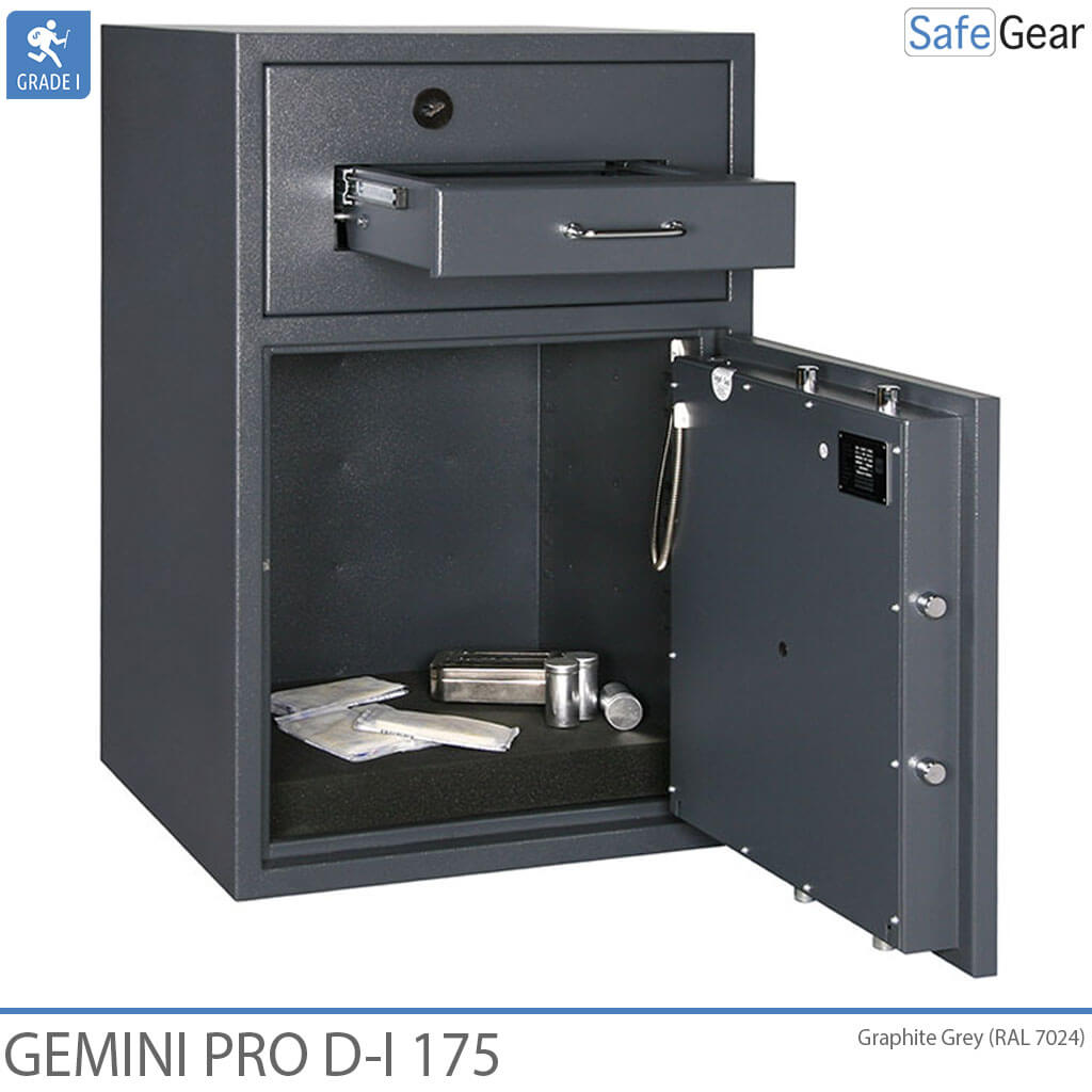 Gemini Pro D-I 250 Deposit Safe (294 L) - Burglary Test D-I - Key Lock