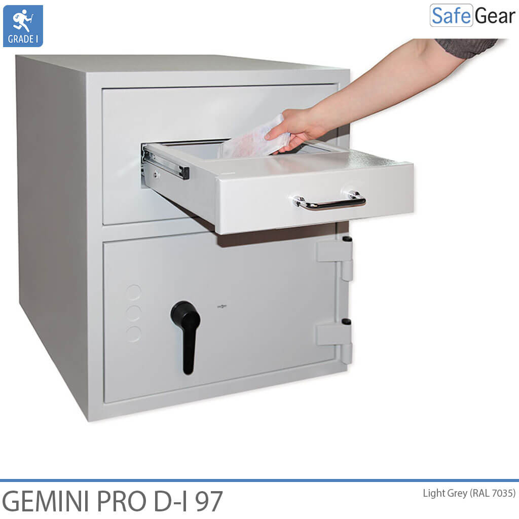 Gemini Pro D-I 97 Afstortkluis (119 L) - Met intern vak - Inbraaktest D-I - Axessor Codeslot