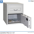 Gemini Pro D-I 97 Afstortkluis (119 L) - Met intern vak - Inbraaktest D-I - Axessor Codeslot
