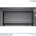 inner safe, interior safe, graphite grey