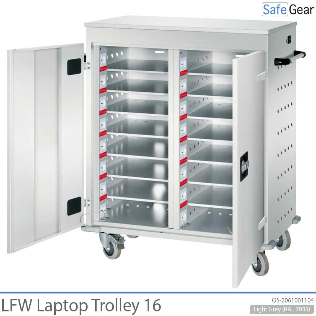 LFW-laptoptrolley – 16 laptops met opladen