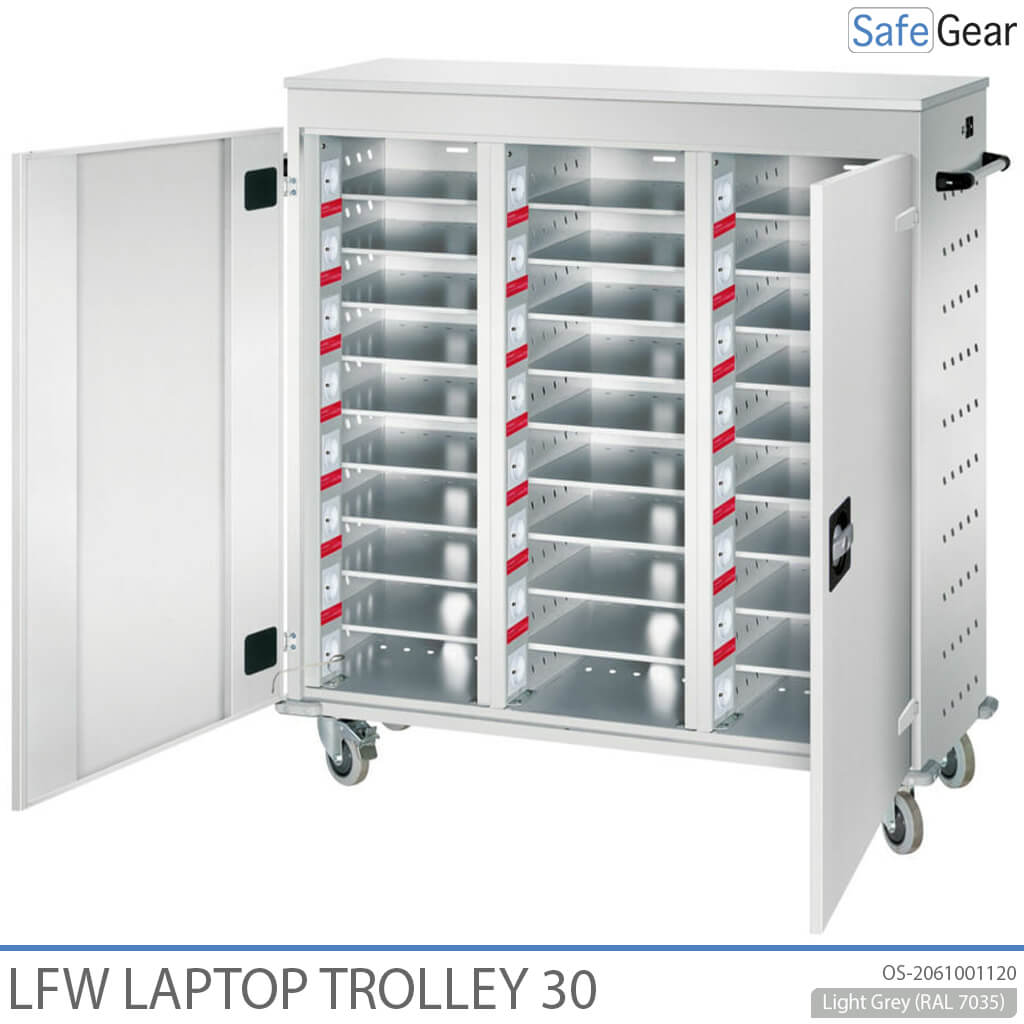 LFW-laptoptrolley – 30 laptops met opladen
