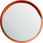 Outdoor Mirror -  Stainless Steel - Round - 49 cm