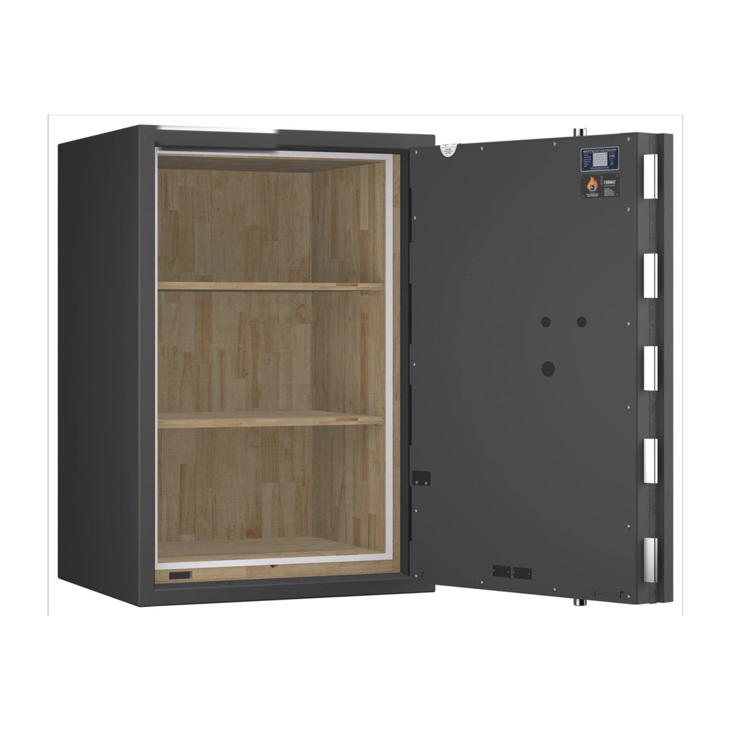 Pegasus Pro safe, Graphite Grey, door open