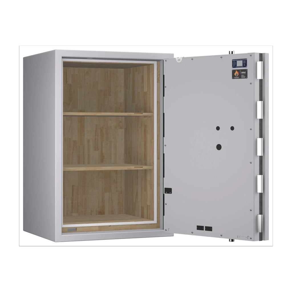 Pegasus Pro safe, Light Grey, door open
