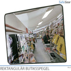 Miroir convexe - rectangulaire - 40x60 cm