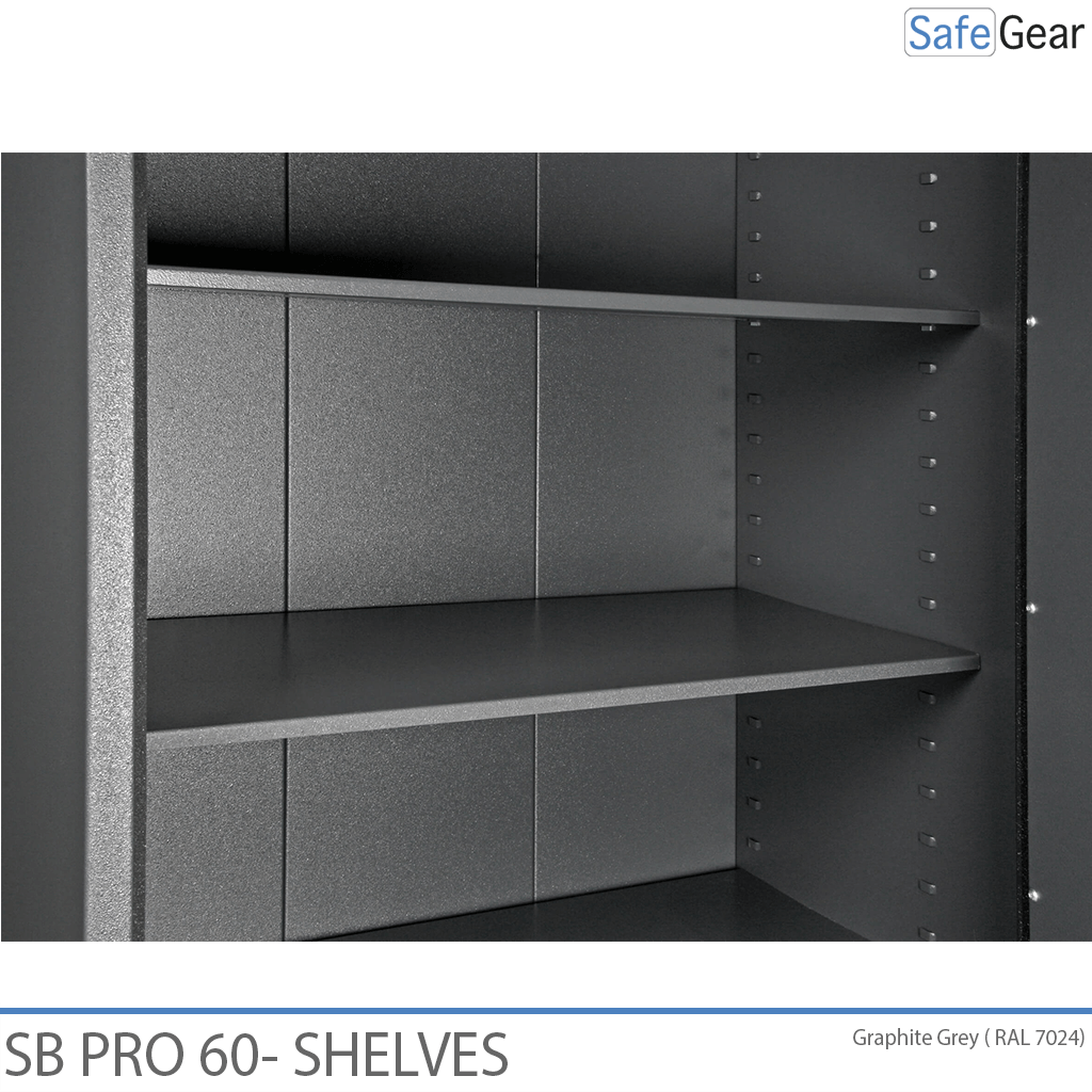 SB Pro interior with movable shelves