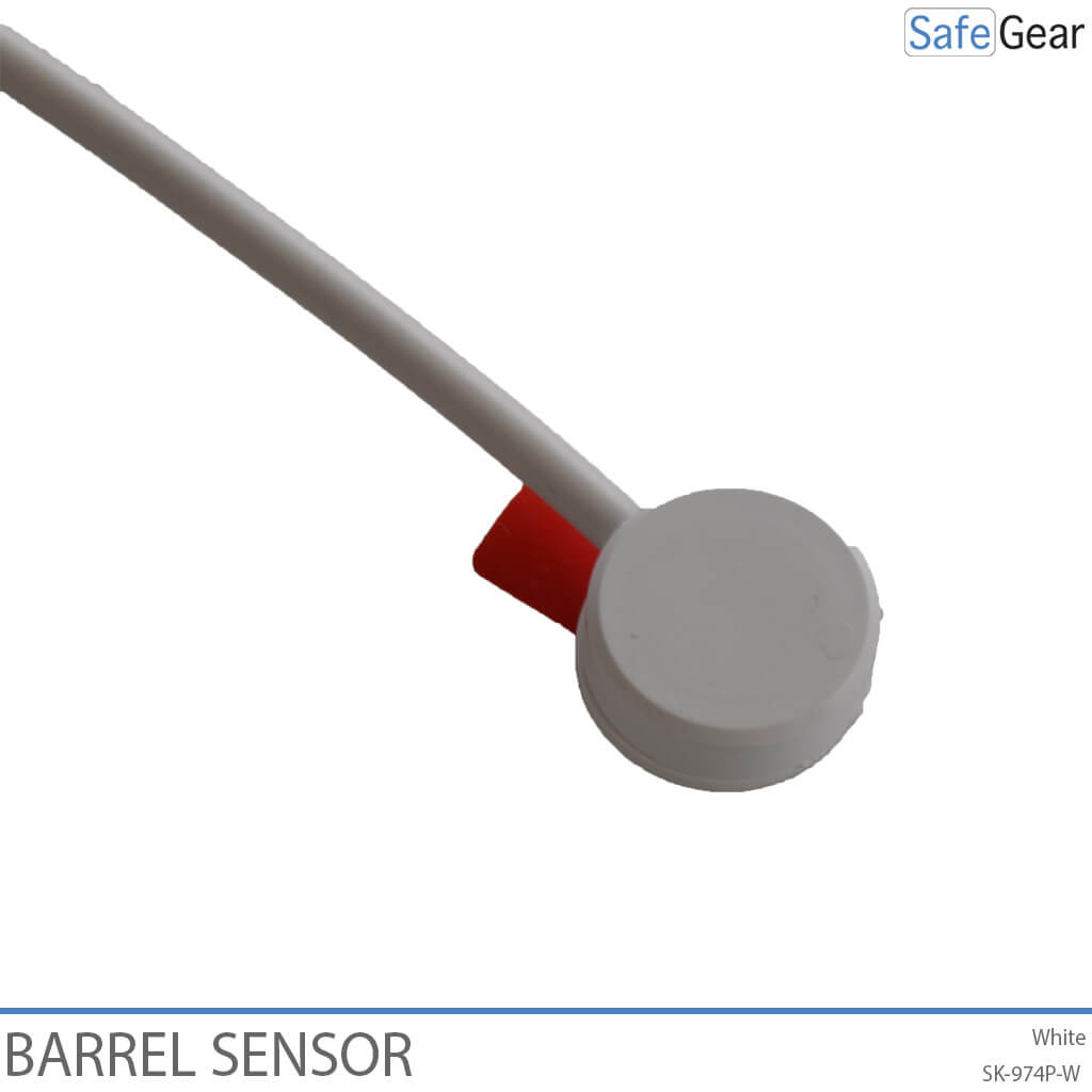 Trommelsensor, 6 Feet (183 cm), recht, zonder led, wit