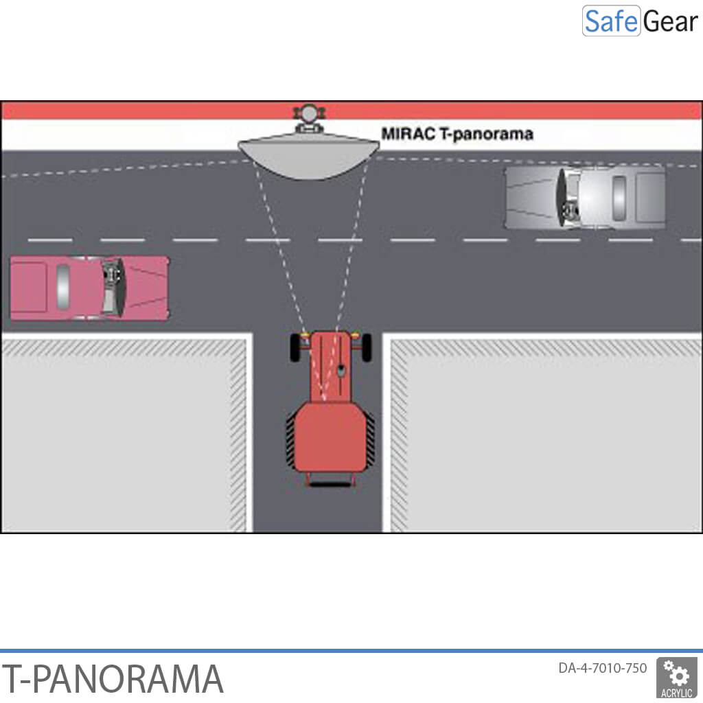 Verkeerspiegel - T Panorama 78-x-40-x-16 cm
