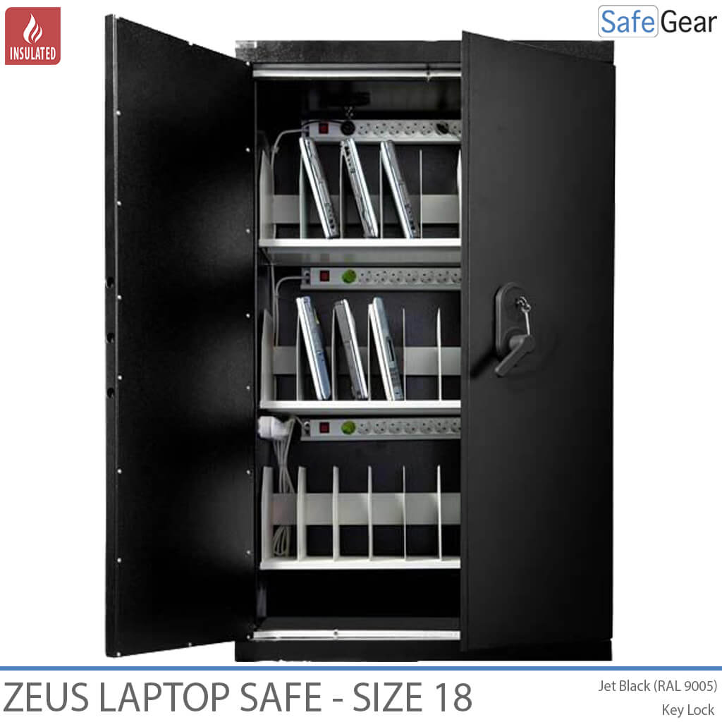 Zeus 18 – Laptop-Tresor (24 Laptops) – Schlüsselschloss